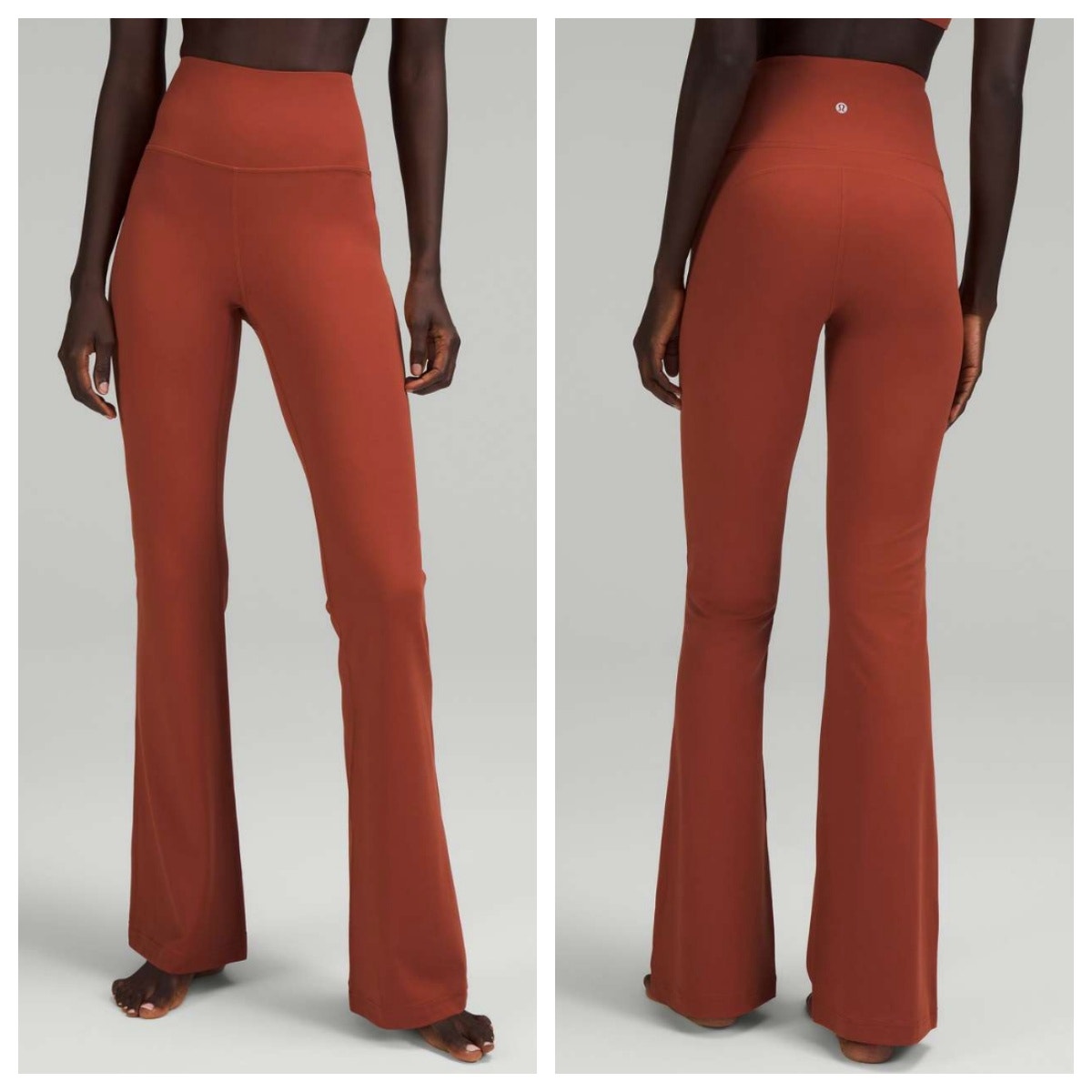 Lululemon Groove Shr Flared Pant Nulu Cayenne New With Tags